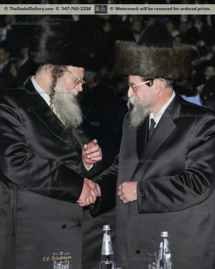 The Boyan Rebbe and Modzitz Rebbe