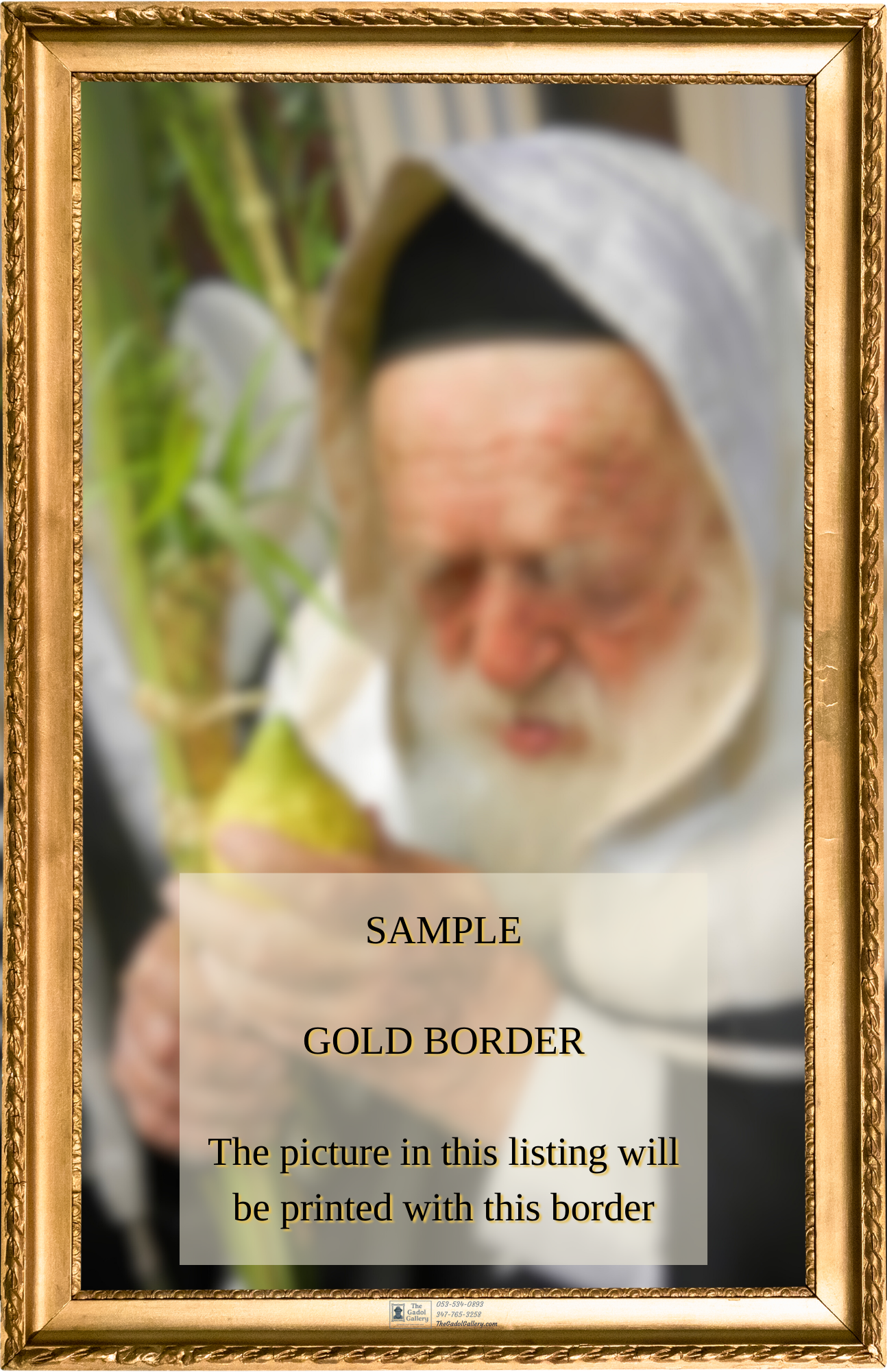 Rav Itche Meir Morgenstern -4- רב יצחק מאיר מורגנשטרן Sukkah Poster