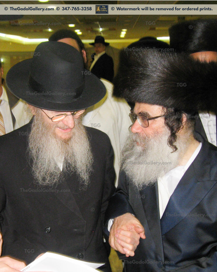 Rav Don Segal with Rav Gamliel Rabinowitz