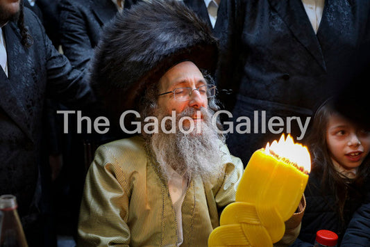 Rav Elimelech Biderman -5- רב מיילך בידערמאן Sukkah Poster
