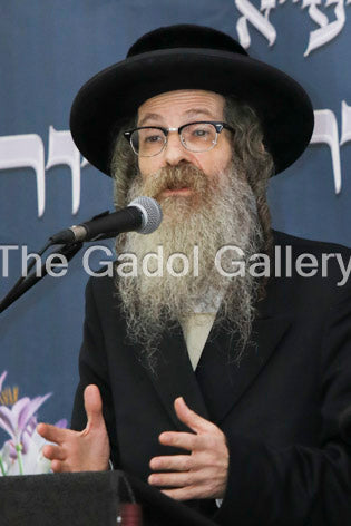 Rav Nachman Biderman - 2 - ×¨×‘ Ã— ×—×ž×Ÿ ×‘×™×“×¨×ž×Ÿ Sukkah Poster