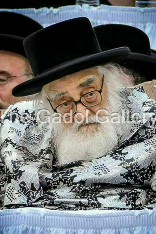 The Viznitz Rebbe of Monsey - Rav Mordechai Hager Sukkah Poster