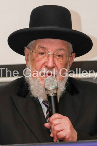 Rav Yisroel Meir Lau - 2 Sukkah Poster