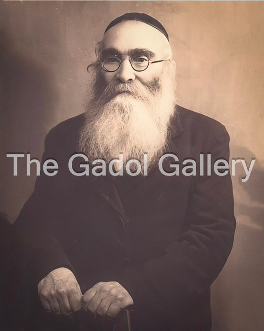 Rav Aryeh Levine - ×¨×‘ ××¨×™×” ×œ×•×™×Ÿ Sukkah Poster