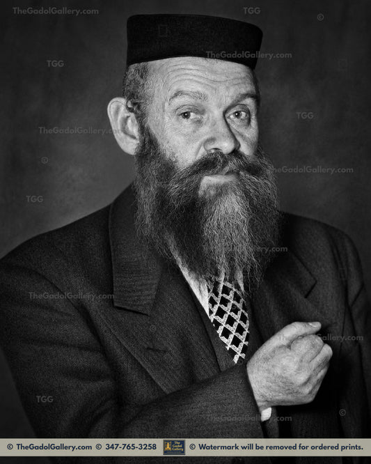 Rav Shraga Feivel Mendlowitz - B&W - רב שרגא פייוויל מענדעלאוויץ