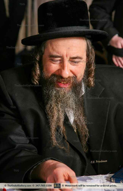 The Rachamstrivka Rebbe -5- האדמו"ר מרחמסטריווקא Sukkah Poster