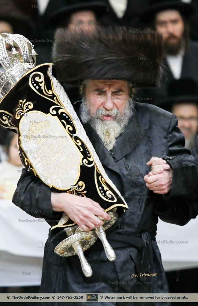 The Rachamstrivka Rebbe -4- האדמו"ר מרחמסטריווקא Sukkah Poster