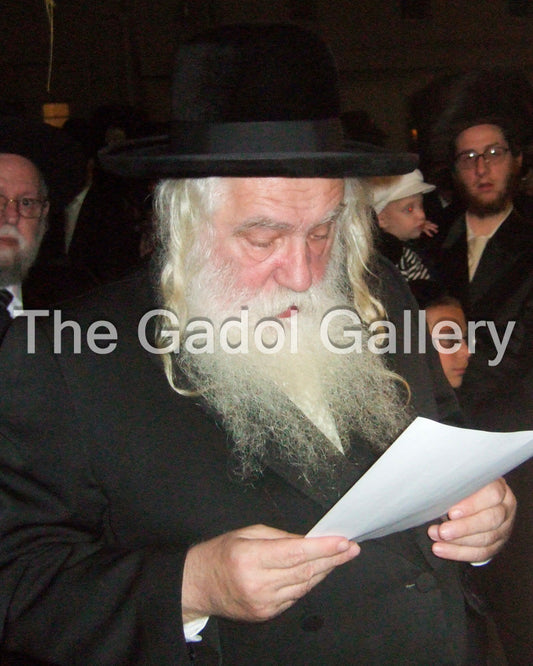Rav Avrohom Yehoshua Heschel Bick - 2 Sukkah Poster