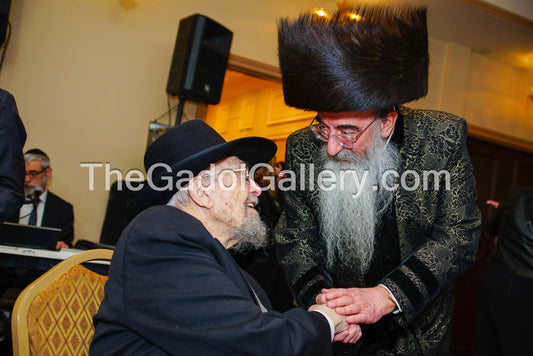 Rav Dovid Feinstein and Rav Mordechai Twerski Sukkah Poster