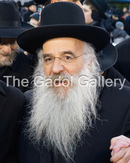 Rav Yehoshua Perlow - Novomisker Rebbe Sukkah Poster