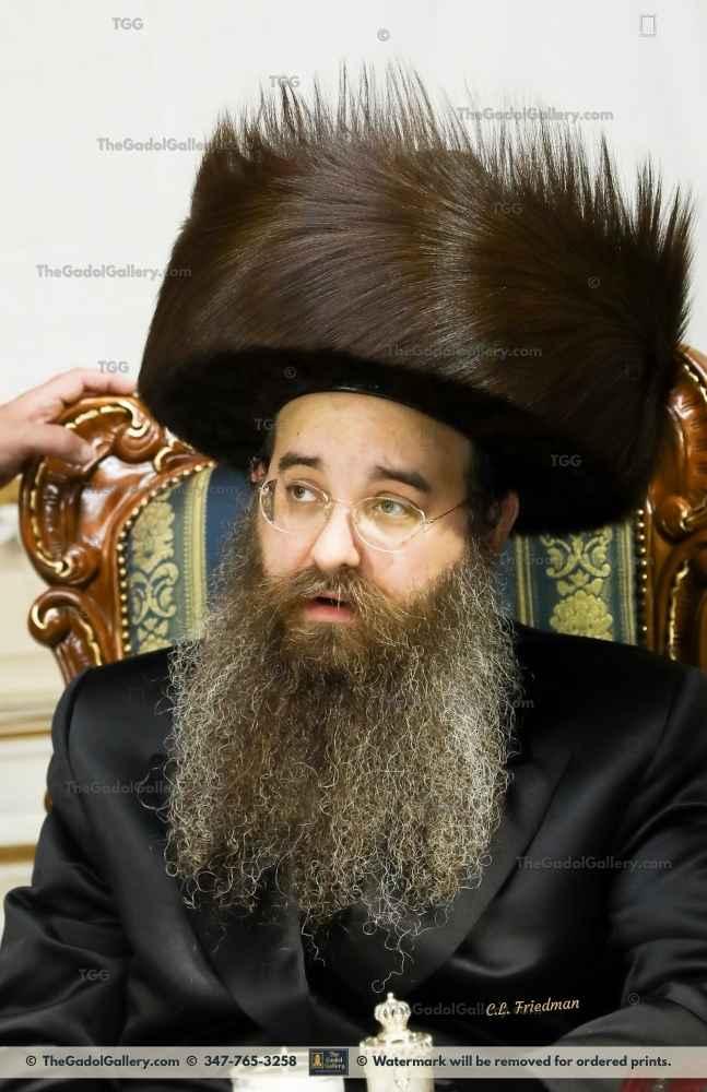 The Sadigura Rebbe Yerushalayim -1- ×”××“×ž×•"×¨ ×ž×¡×“×™×’×•×¨× ×™×¨×•×©×œ×™× Sukkah Poster