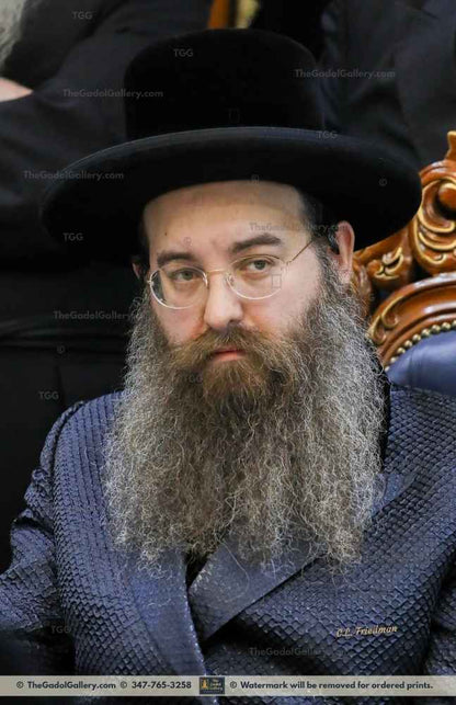 The Sadigura Rebbe Yerushalayim -3- האדמו"ר מסדיגורא ירושלים Sukkah Poster