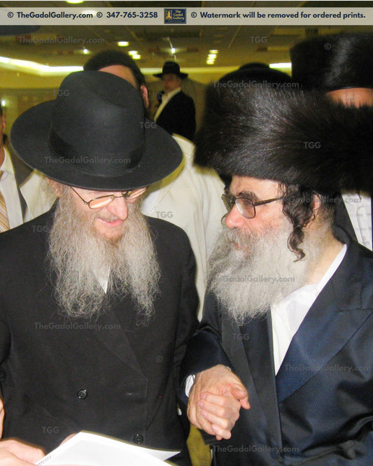 Rav Don Segal with Rav Gamliel Rabinowitz