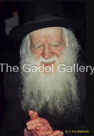 Rav Yehuda Zev Segal -1- רב יהודה זאב סגל Sukkah Poster