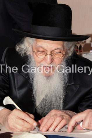 Rav Ahron Shechter - Writing in Torah - רב אהרן משה שכטר Sukkah Poster