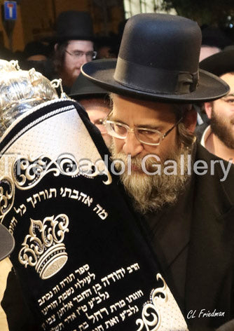 Rav Velvel Soloveitchik -2- רב וועלוואל סאלאווייציק Sukkah Poster