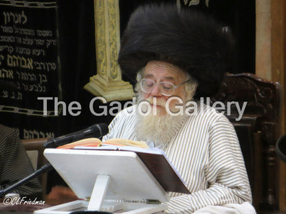 The Toldos Ahron Rebbe -1- ×”××“×ž×•"×¨ ×ž×ª×•×œ×“×•×ª ××”×¨×Ÿ Sukkah Poster