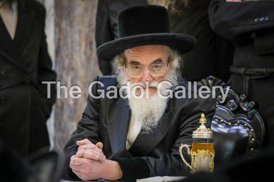 The Viznitz Mercaz Rebbe - Rav Mendel Hager 2 Sukkah Poster
