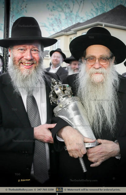 Rav Yerucham Olshin & Rav Noach Witty Sukkah Poster