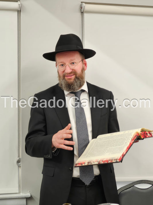 Rav Naftali Katz -1- רב נפתלי כ"ץ Sukkah Poster